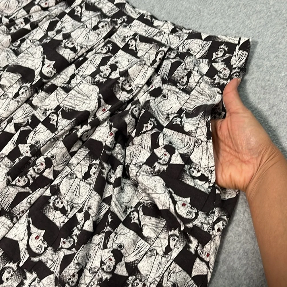 Disney Whimsigoth Skirt Small Snow White Evil Queen Pleated Moody Goth Grunge
